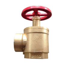 American Type 2.5" Brass fire hose angle valve